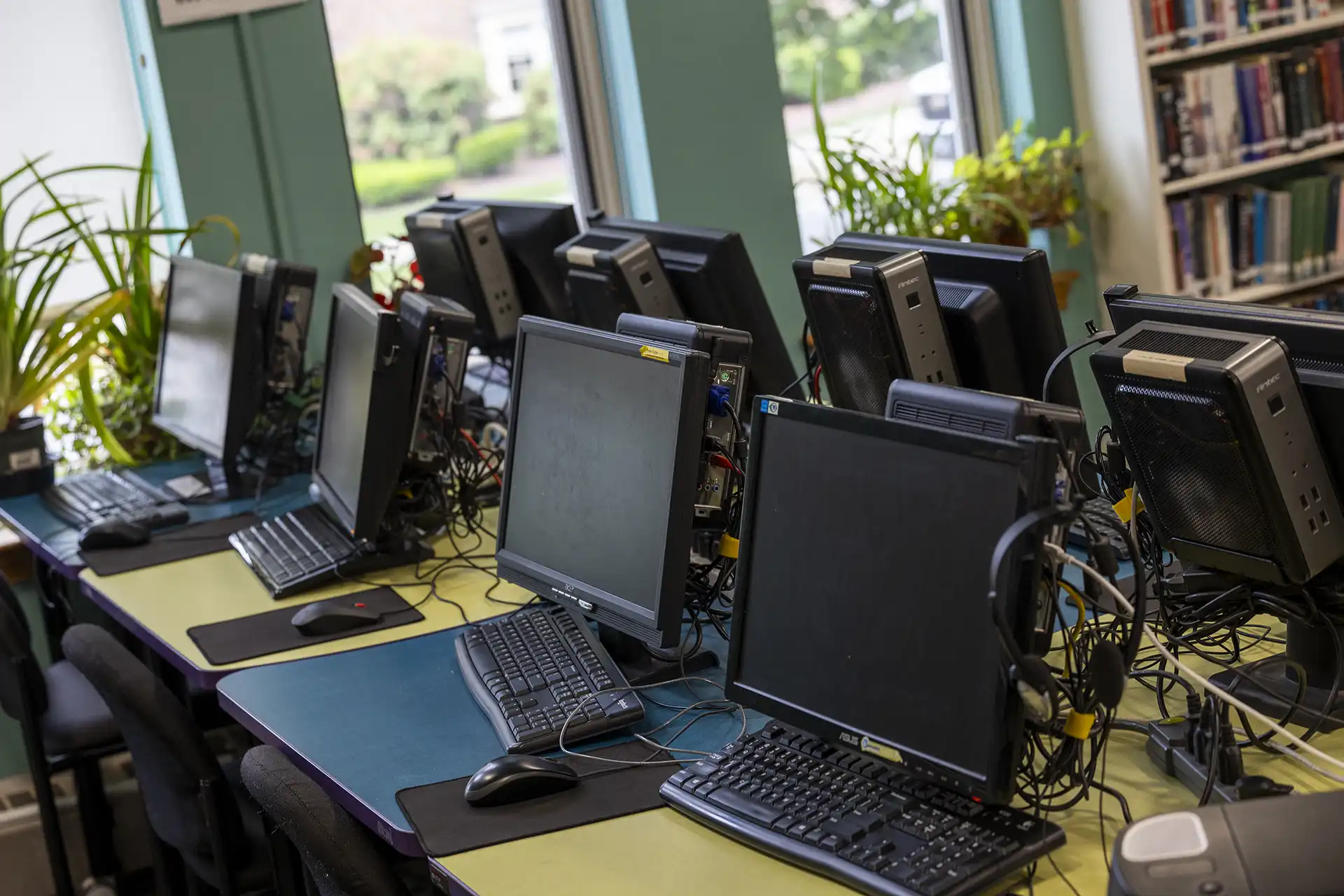 TV Streaming with two people sitting on a couch watching the screen.